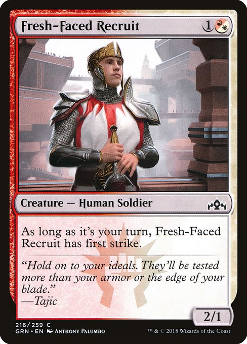 Fresh-Faced Recruit - Guilds of Ravnica #216