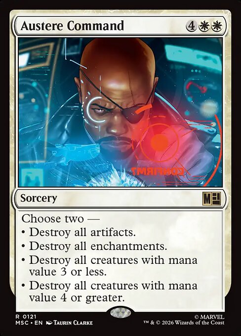 Austere Command - Marvel Super Heroes Commander #121
