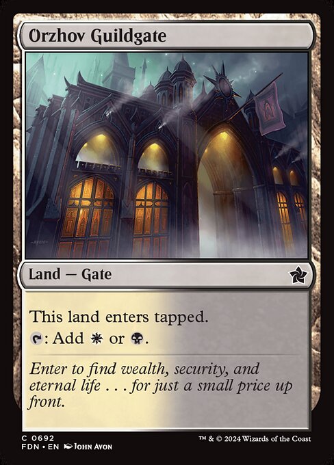 Orzhov Guildgate - Foundations #692