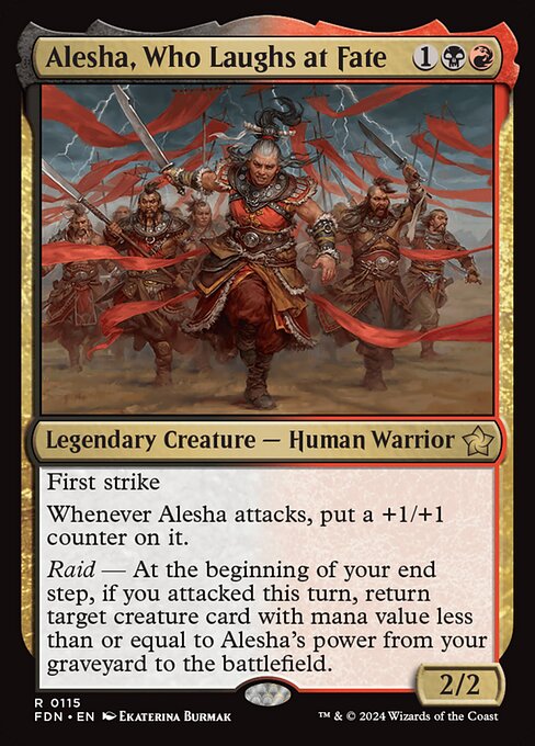 Alesha, Who Laughs at Fate - Foundations #115