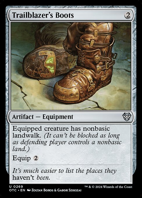 Trailblazer's Boots - Outlaws of Thunder Junction Commander #269