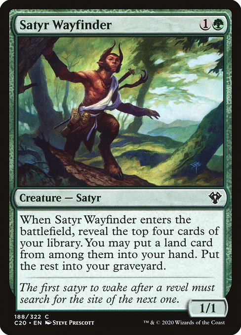 Satyr Wayfinder - Commander 2020 #188