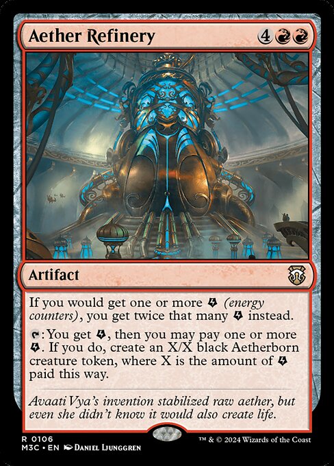 Aether Refinery - Commander: Modern Horizons 3:  - 106 - Near Mint