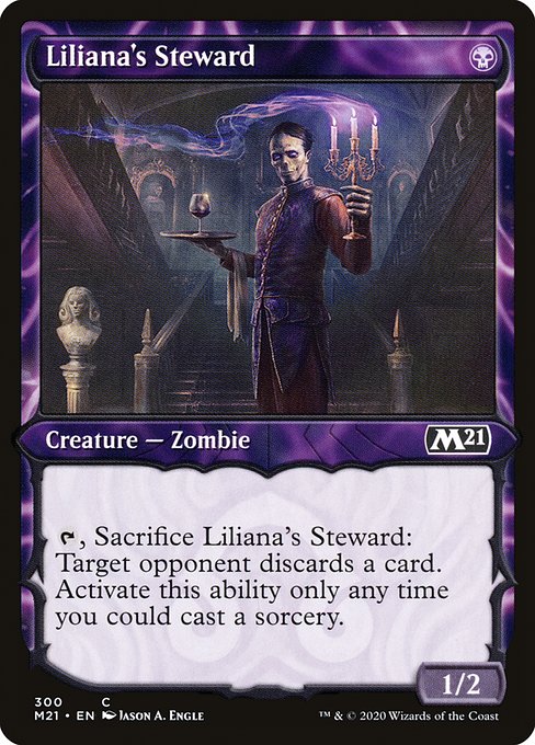 Liliana's Steward (Showcase) - Core Set 2021 #300