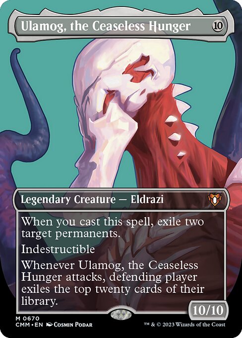 Ulamog, the Ceaseless Hunger (Borderless) - Commander Masters #670