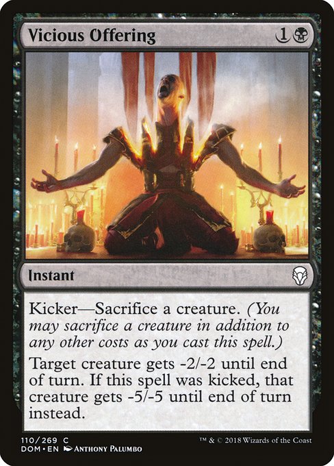 Vicious Offering - Dominaria #110