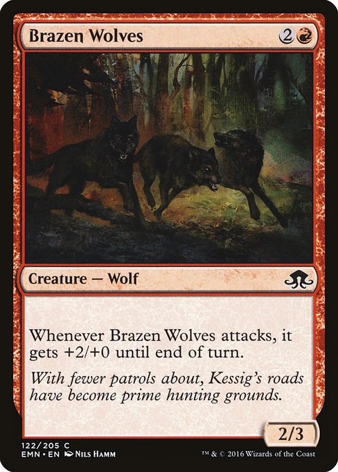 Brazen Wolves - Eldritch Moon #122