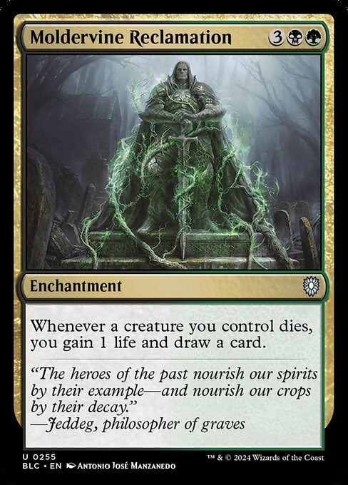 Moldervine Reclamation - Bloomburrow Commander #255