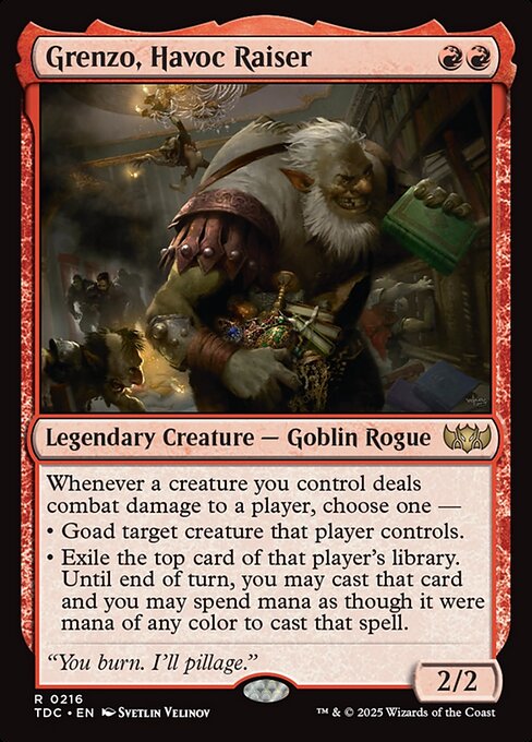 Grenzo, Havoc Raiser - Tarkir: Dragonstorm Commander #216