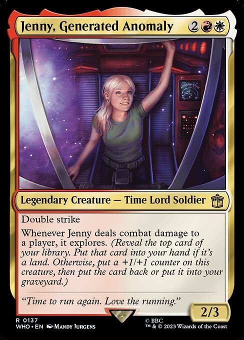 Jenny, Generated Anomaly - Doctor Who #137