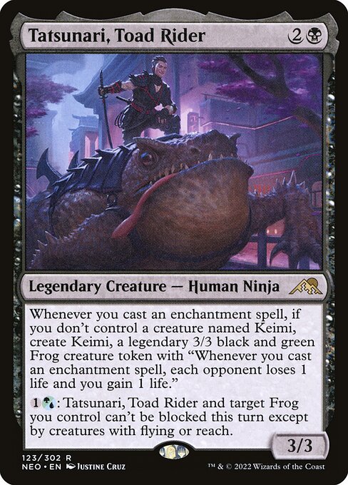 Tatsunari, Toad Rider - Kamigawa: Neon Dynasty #123