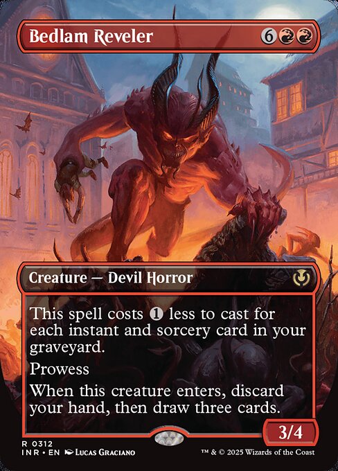 Bedlam Reveler (Borderless) - Innistrad Remastered #312
