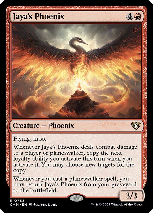 Jaya's Phoenix - Commander Masters #738