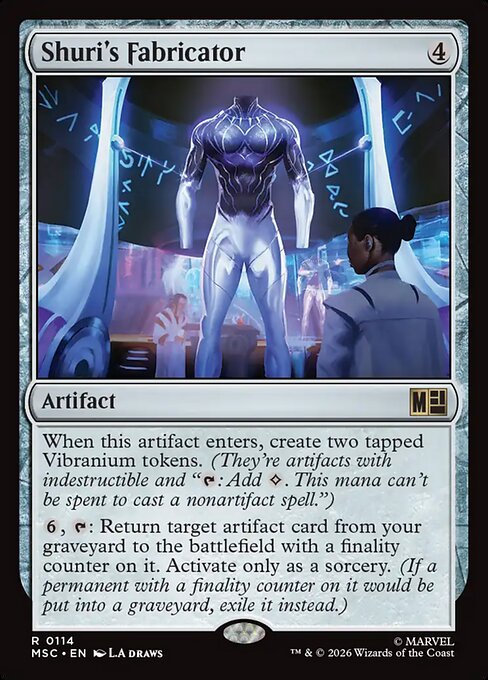 Shuri's Fabricator - Marvel Super Heroes Commander #114