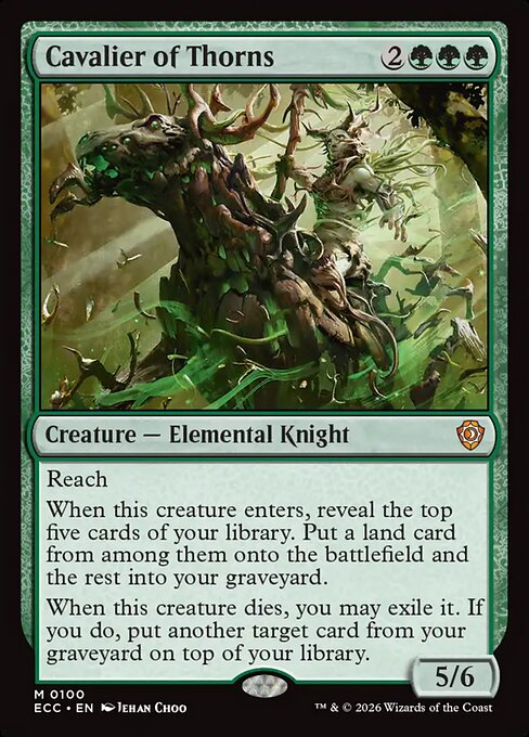 Cavalier of Thorns - Lorwyn Eclipsed Commander #100