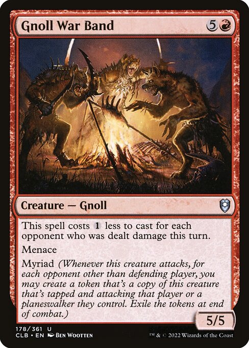 Gnoll War Band - Commander Legends: Battle for Baldur's Gate #178