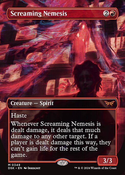 Screaming Nemesis (Borderless) - Duskmourn: House of Horror #348