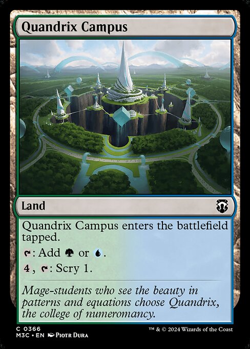 Quandrix Campus - Modern Horizons 3 Commander #366