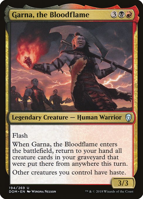 Garna, the Bloodflame - Dominaria #194