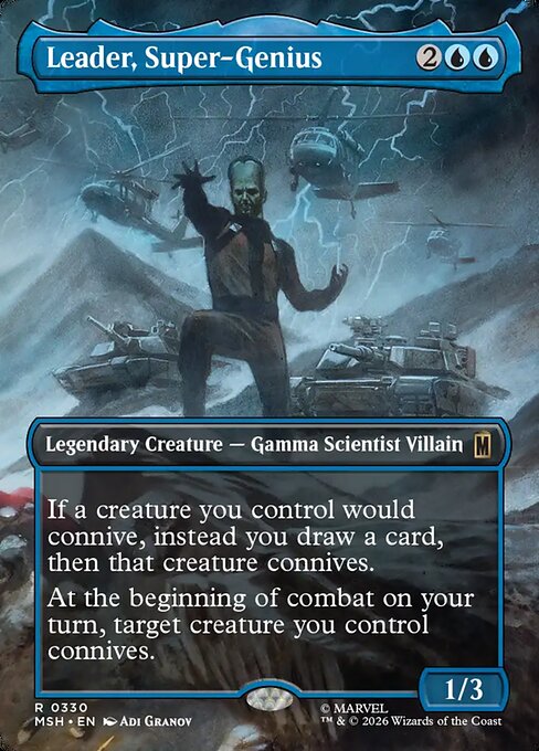 Leader, Super-Genius (Borderless) - Marvel Super Heroes #330