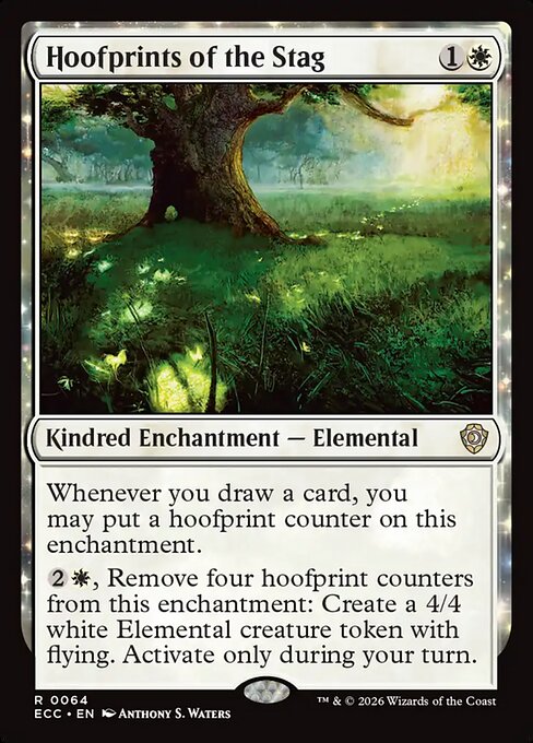 Hoofprints of the Stag - Lorwyn Eclipsed Commander #64