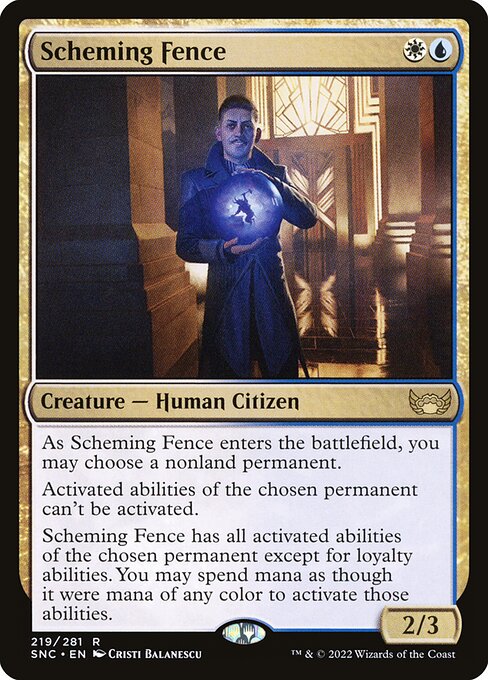 Scheming Fence - Streets of New Capenna #219