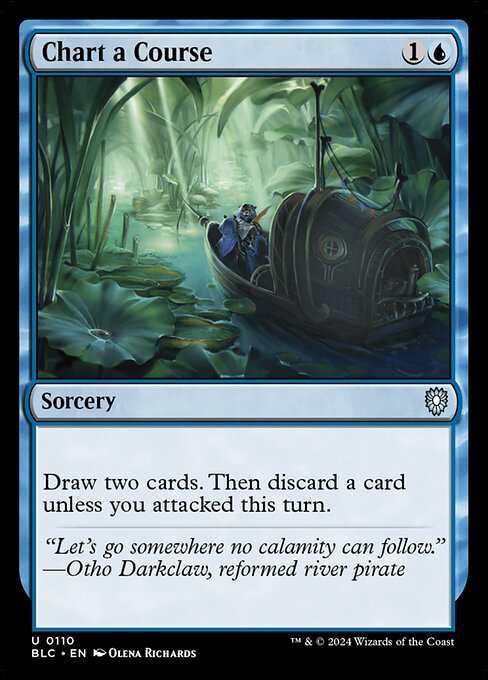 Chart a Course - Bloomburrow Commander #110
