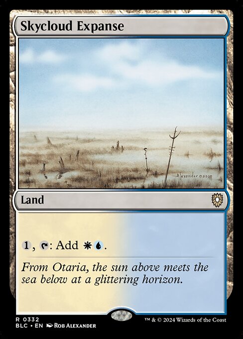 Skycloud Expanse - Bloomburrow Commander #332