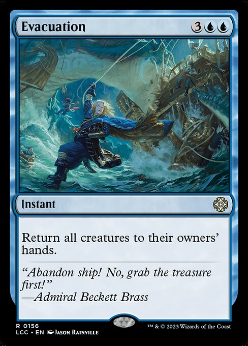 Evacuation - The Lost Caverns of Ixalan Commander #156
