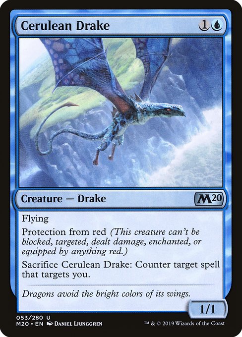 Cerulean Drake - Core Set 2020 #53