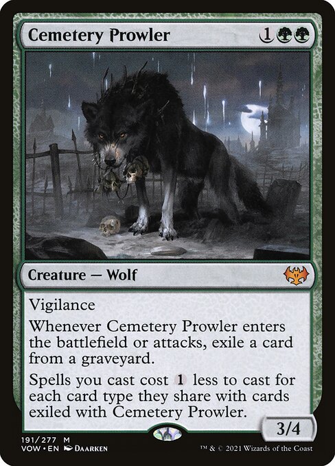 Cemetery Prowler - Innistrad: Crimson Vow #191
