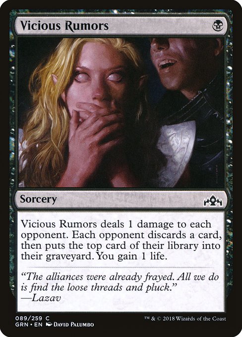 Vicious Rumors - Guilds of Ravnica #89