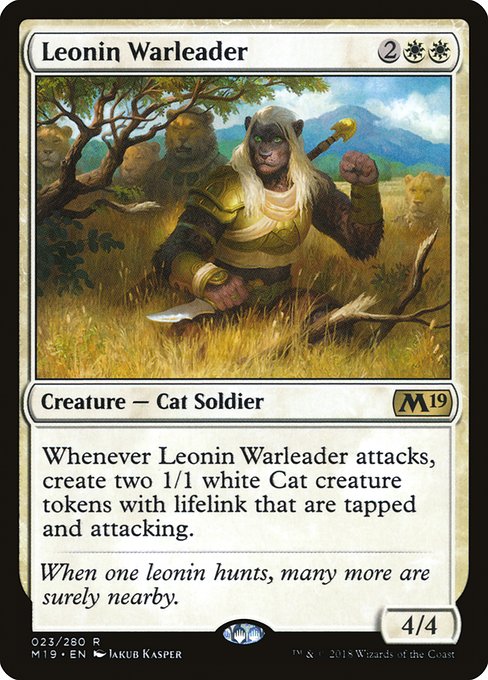 Leonin Warleader - Core Set 2019 #23