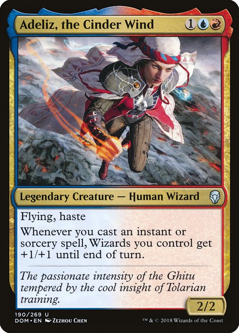 Adeliz, the Cinder Wind - Dominaria #190