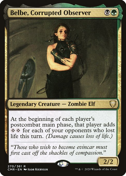 Belbe, Corrupted Observer - Commander Legends:  - 270 - Near Mint