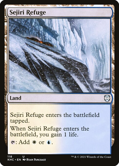 Sejiri Refuge - Kaldheim Commander #118