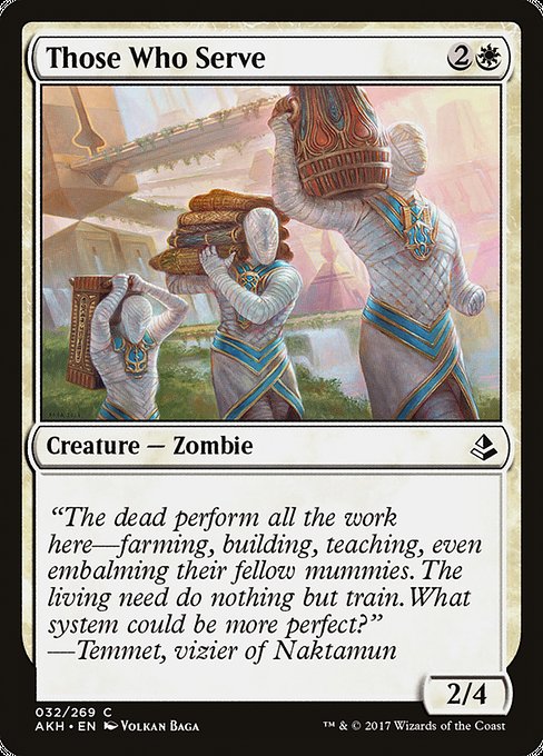 Those Who Serve - Amonkhet #32