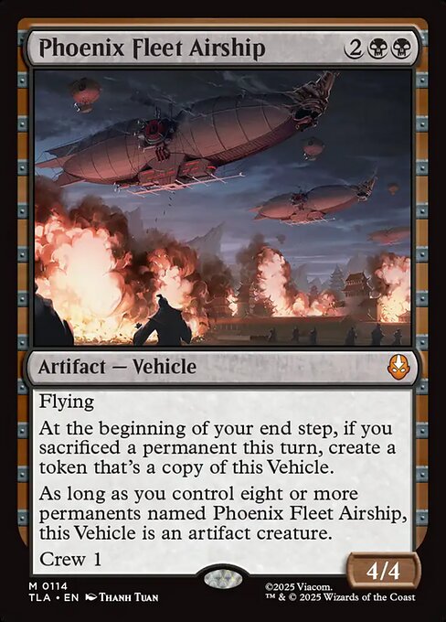 Phoenix Fleet Airship - Avatar: The Last Airbender #114