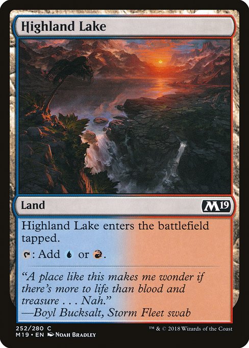 Highland Lake - Core Set 2019 #252