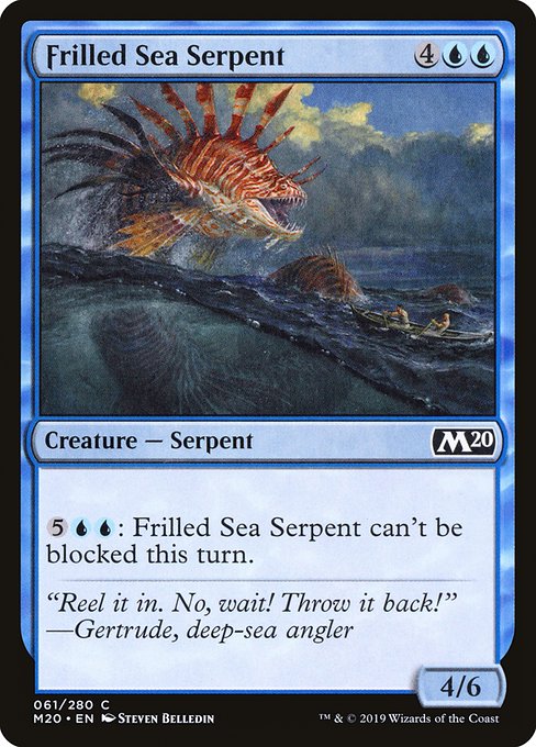 Frilled Sea Serpent - Core Set 2020 #61
