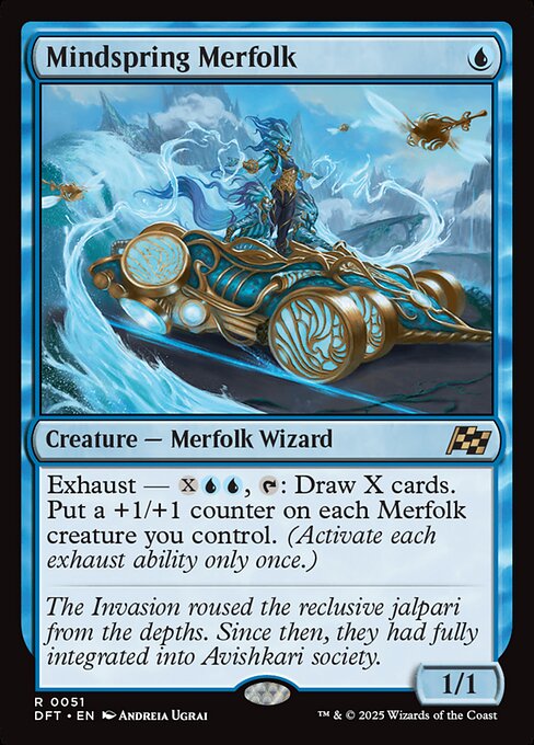 Mindspring Merfolk - Aetherdrift #51