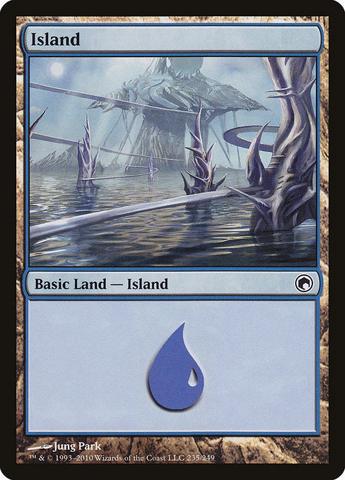 Island (235) - Scars of Mirrodin #235