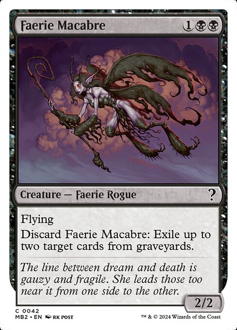 Faerie Macabre (White Border) - Mystery Booster 2 #42