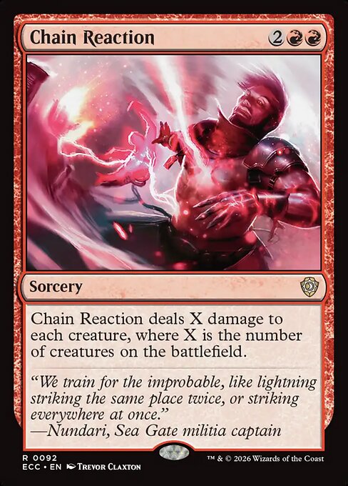 Chain Reaction - Lorwyn Eclipsed Commander #92