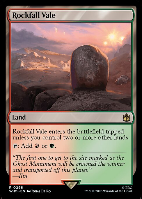 Rockfall Vale - Doctor Who #298