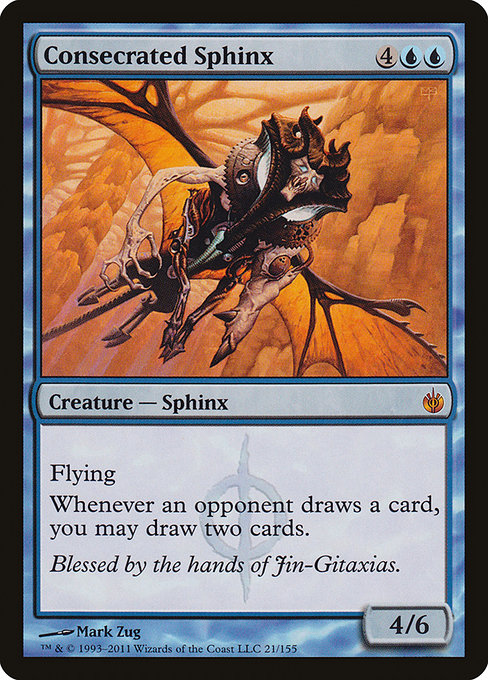 Consecrated Sphinx - Mirrodin Besieged #21