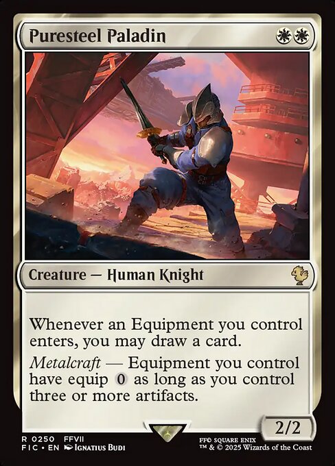 Puresteel Paladin - Final Fantasy Commander #250