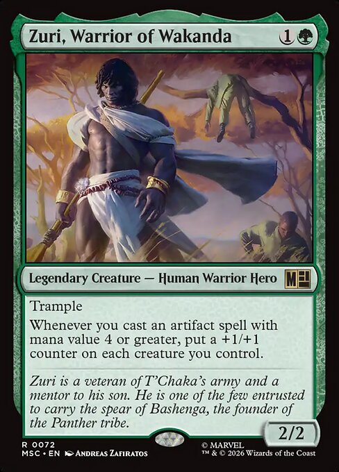 Zuri, Warrior of Wakanda - Marvel Super Heroes Commander #72