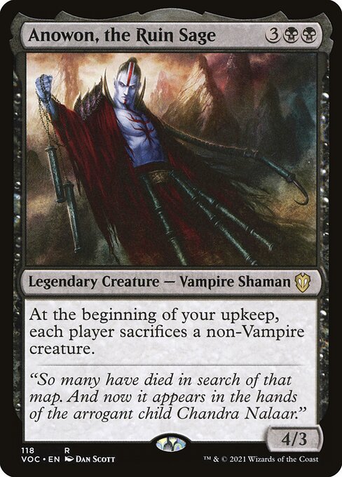 Anowon, the Ruin Sage - Crimson Vow Commander #118
