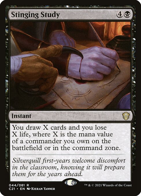 Stinging Study - Commander 2021 #44